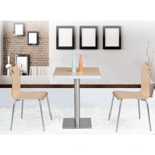 Indoor Furniture Modern Square Dining Table (FOH-BC08)